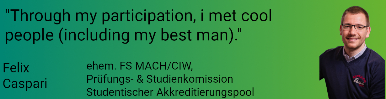 Testimonial Felix Caspari, click on the picture for the entire testimonial