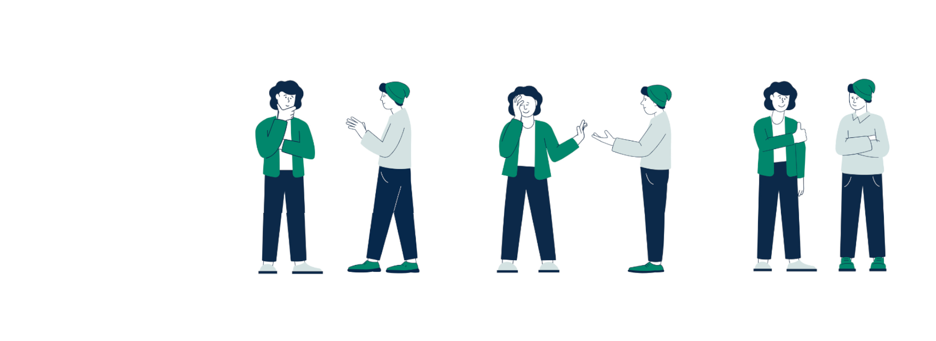 Avatar in Kommunikation, ratloser Gesichtsausdruck